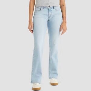 Sky Blue Women's Wide Leg Jeans
